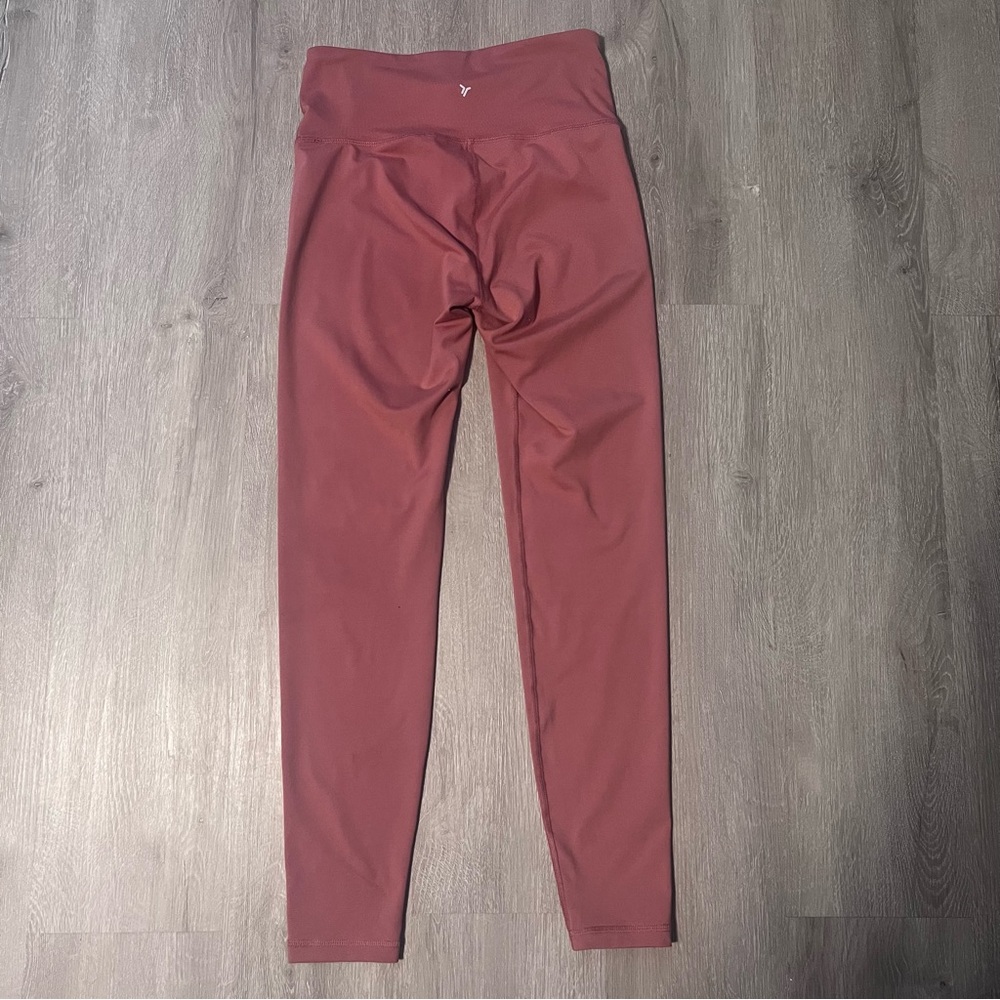 Old Navy High-Waisted Leggings coral-pink- Size M - Picture 4 of 7